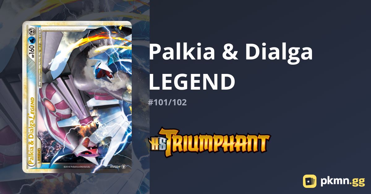 ポケモンカードゲーム PCG - Palkia & Dialga LEGEND L3 1ED ポケモンカードゲーム PCG - Palkia & Dialga LEGEND L3 1ED