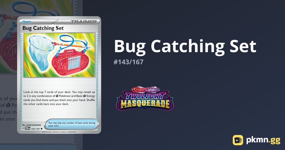 Bug Catching Set #143/167 Twilight Masquerade | pkmn.gg