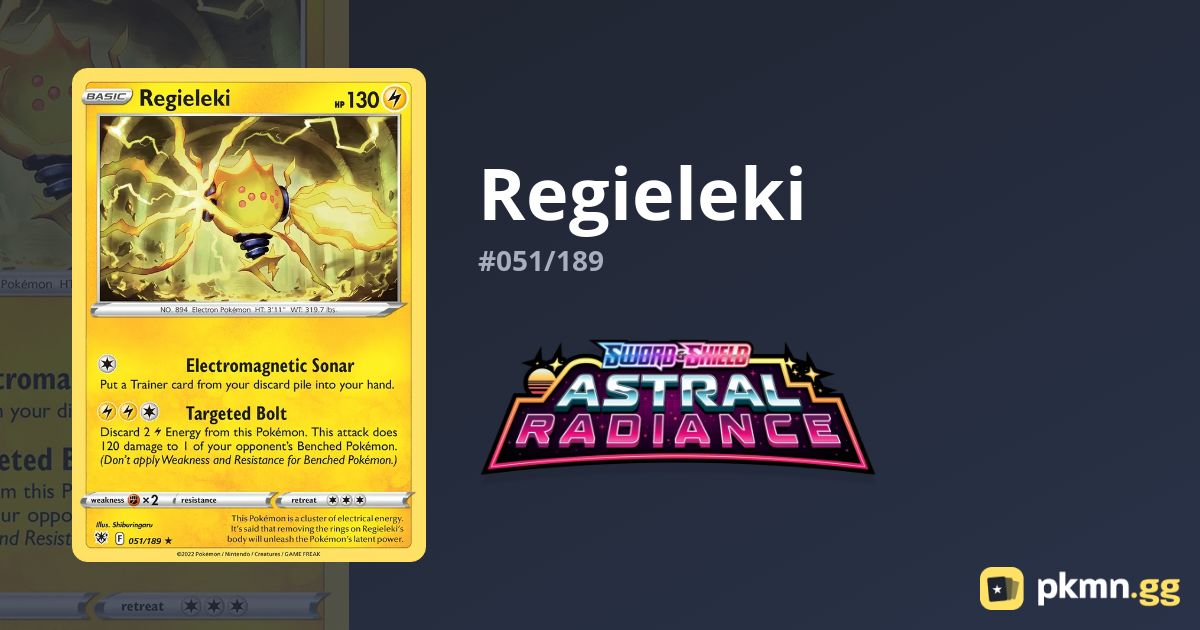 Shiny Regieleki Pokémon Go – Android/Apple – 80,000 Stardust – Region Free