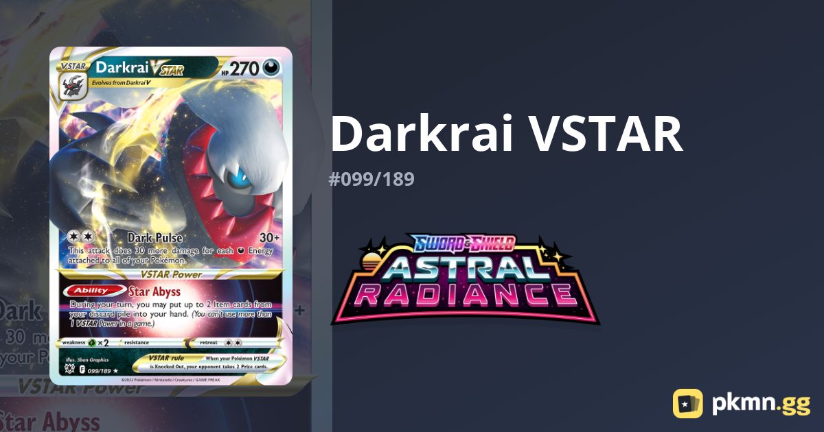 Darkrai V Star Astral Glanz 099 Deutsch main image 0