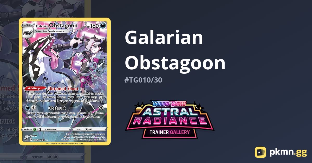 PSA 10 - 2022 Pokémon Astral Radiance Trainer Gallery Galarian Moltres V Tg20 366ff1a8