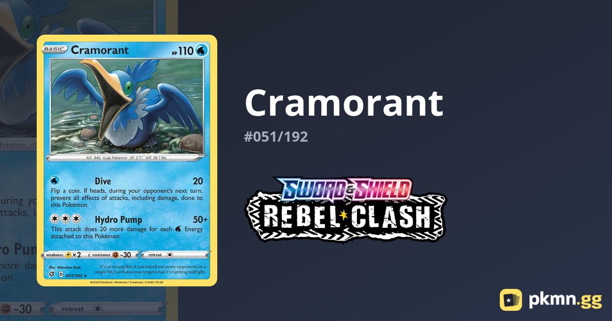 Pokemon TCG Rebel Clash 158/192 Dan Card Pokémon Individual Cards