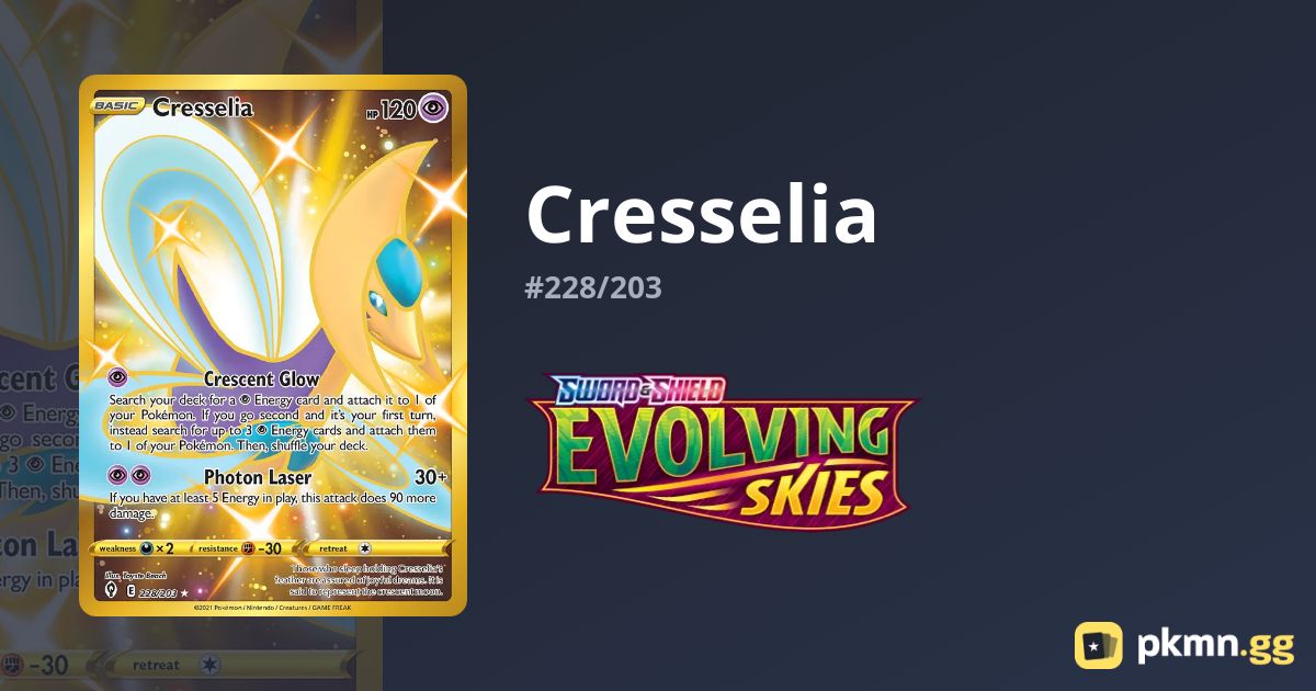 Cresselia #228/203 Evolving Skies | pkmn.gg