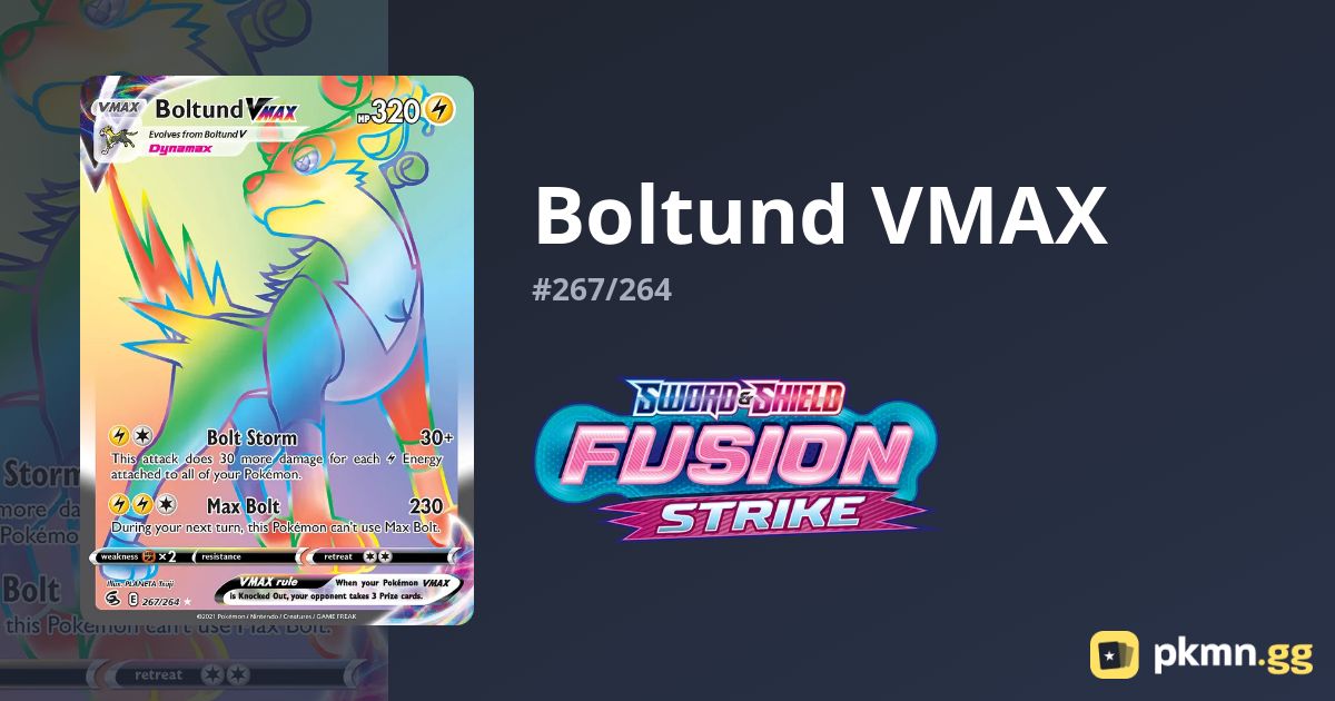 CARTE POKÉMON FULGUDOG Vmax 267/264 EB08 Poing de Fusion FR EUR 15,00 - FR CARTE POKÉMON FULGUDOG Vmax 267/264 EB08 Poing de Fusion FR EUR 15,00 - FR