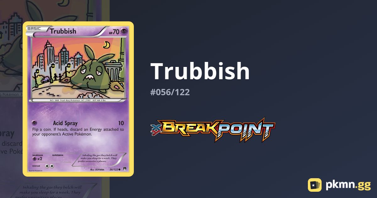 Trubbish #056/122 BREAKpoint | pkmn.gg