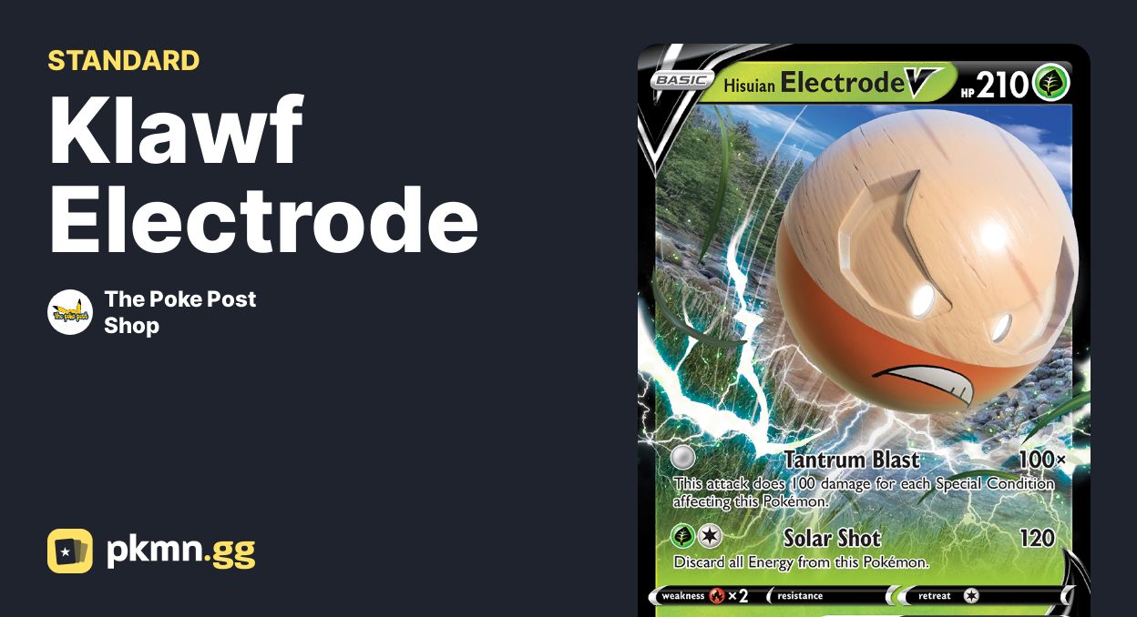 Klawf Electrode Decks pkmn.gg